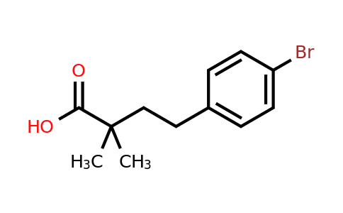 4-(4-Bromophenyl)-2,2-dimethylbutanoic acid