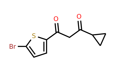 1267403-87-1 | 1-(5-Bromothiophen-2-yl)-3-cyclopropylpropane-1,3-dione