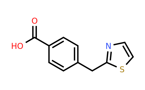 1267529-93-0 | 4-(Thiazol-2-ylmethyl)benzoic acid