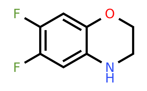 1267772-25-7 | 6,7-Difluoro-3,4-dihydro-2H-benzo[b][1,4]oxazine