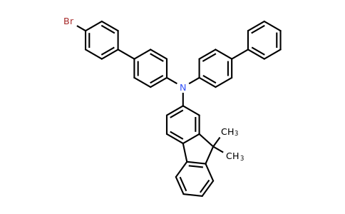 1268621-99-3 | N-([1,1'-Biphenyl]-4-yl)-N-(4'-bromo-[1,1'-biphenyl]-4-yl)-9,9-dimethyl-9H-fluoren-2-amine