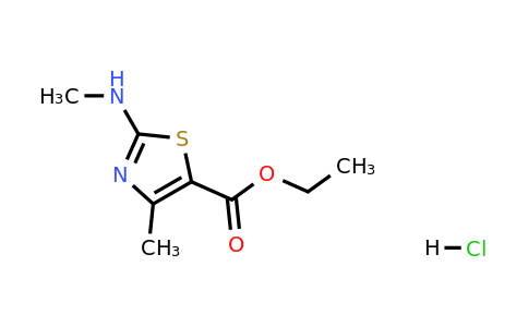 1269152-25-1 | 5-Thiazolecarboxylic acid, 4-methyl-2-(methylamino)-, ethyl ester hydrochloride