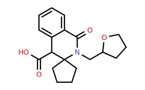 1269525-46-3 | 1'-Oxo-2'-((tetrahydrofuran-2-yl)methyl)-1',4'-dihydro-2'h-spiro[cyclopentane-1,3'-isoquinoline]-4'-carboxylic acid