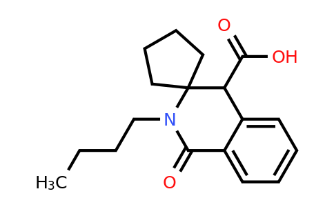 1269525-48-5 | 2'-Butyl-1'-oxo-1',4'-dihydro-2'h-spiro[cyclopentane-1,3'-isoquinoline]-4'-carboxylic acid