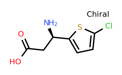1270060-15-5 | (r)-3-Amino-3-(5-chlorothiophen-2-yl)propanoic acid