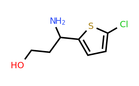 1270521-18-0 | 3-Amino-3-(5-chlorothiophen-2-yl)propan-1-ol