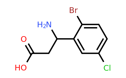 1270548-47-4 | 3-Amino-3-(2-bromo-5-chlorophenyl)propanoic acid