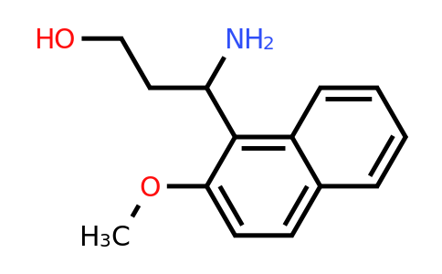 3-Amino-3-(2-methoxynaphthalen-1-yl)propan-1-ol