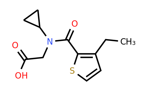 1270941-35-9 | n-Cyclopropyl-n-(3-ethylthiophene-2-carbonyl)glycine