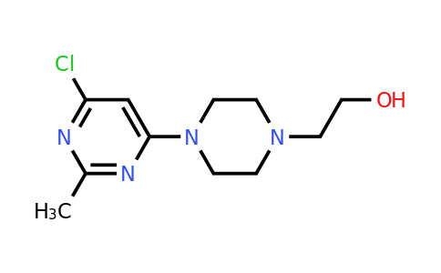 127116-19-2 | 2-(4-(6-Chloro-2-methylpyrimidin-4-yl)piperazin-1-yl)ethanol