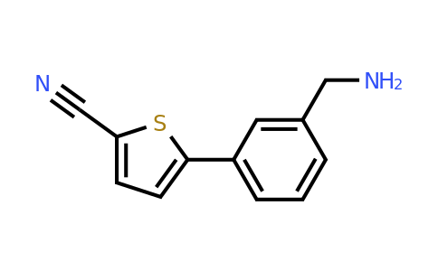 1271668-66-6 | 5-(3-(Aminomethyl)phenyl)thiophene-2-carbonitrile