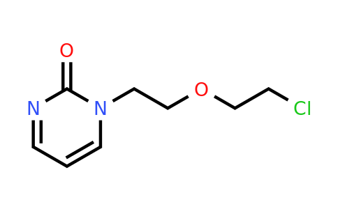 1271675-87-6 | 1-[2-(2-chloroethoxy)ethyl]-1,2-dihydropyrimidin-2-one