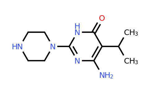 1271710-35-0 | 6-Amino-5-isopropyl-2-(piperazin-1-yl)pyrimidin-4(3h)-one