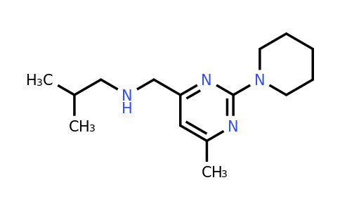1272301-38-8 | {[6-methyl-2-(piperidin-1-yl)pyrimidin-4-yl]methyl}(2-methylpropyl)amine