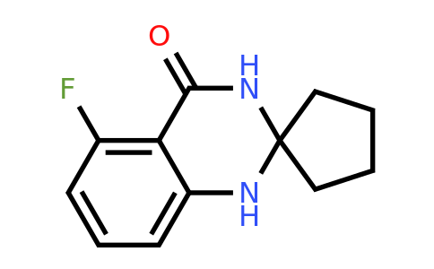 1272756-06-5 | 5'-Fluoro-1'H-spiro[cyclopentane-1,2'-quinazolin]-4'(3'H)-one