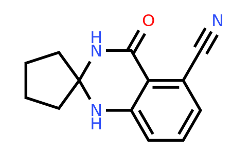 1272756-16-7 | 4'-Oxo-3',4'-dihydro-1'H-spiro[cyclopentane-1,2'-quinazoline]-5'-carbonitrile