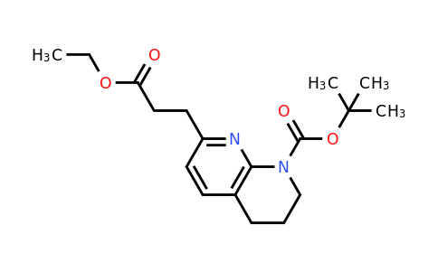 1272758-04-9 | tert-Butyl7-(3-ethoxy-3-oxopropyl)-3,4-dihydro-1,8-naphthyridine-1(2H)-carboxylate