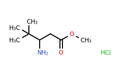 Methyl 3-amino-4,4-dimethylpentanoatehydrochloride
