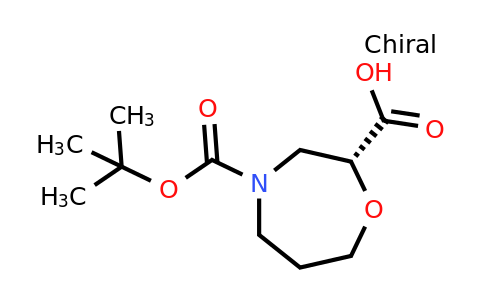1273566-86-1 | (R)-4-(tert-Butoxycarbonyl)-1,4-oxazepane-2-carboxylic acid