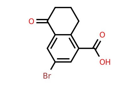 1273602-53-1 | 3-Bromo-5-oxo-5,6,7,8-tetrahydronaphthalene-1-carboxylic acid