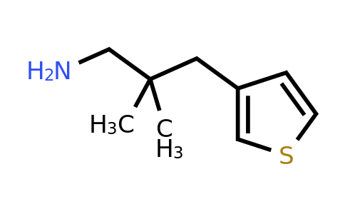 1274020-12-0 | 2,2-Dimethyl-3-(thiophen-3-yl)propan-1-amine