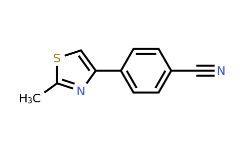 4-(2-Methylthiazol-4-yl)benzonitrile