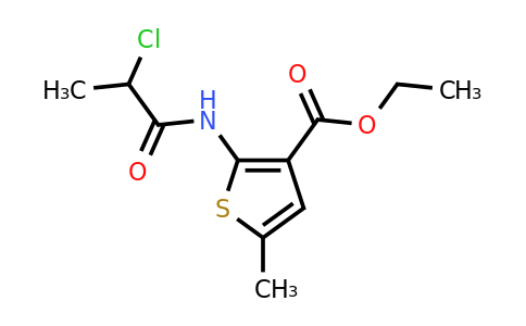 1275177-44-0 | Ethyl 2-(2-chloropropanamido)-5-methylthiophene-3-carboxylate