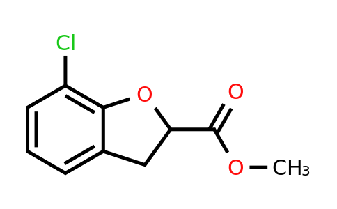 127690-17-9 | Methyl 7-chloro-2,3-dihydrobenzofuran-2-carboxylate