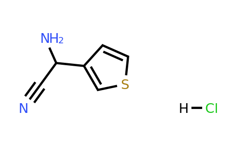 127698-22-0 | 2-Amino-2-(thiophen-3-yl)acetonitrile hydrochloride