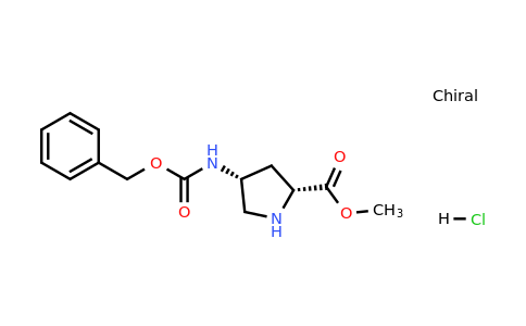 1279038-51-5 | Methyl (2R,4R)-4-Cbz-aminopyrrolidine-2-carboxylate hydrochloride