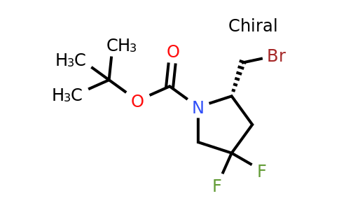 1279894-15-3 | tert-Butyl (2S)-2-(bromomethyl)-4,4-difluoropyrrolidine-1-carboxylate