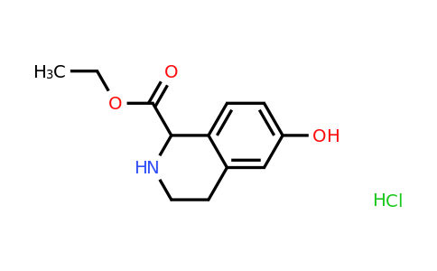 128073-50-7 | Ethyl 6-hydroxy-1,2,3,4-tetrahydroisoquinoline-1-carboxylate hydrochloride