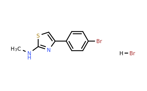 1280787-25-8 | 4-(4-Bromophenyl)-N-methylthiazol-2-amine hydrobromide