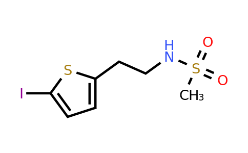 1280864-55-2 | n-(2-(5-Iodothiophen-2-yl)ethyl)methanesulfonamide