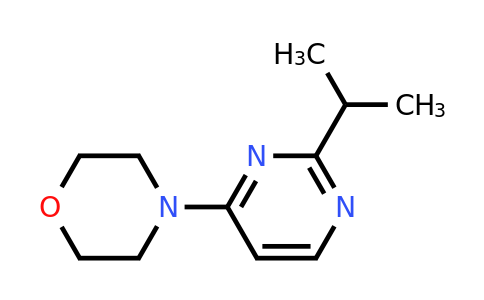 1281013-19-1 | 4-(2-Isopropylpyrimidin-4-yl)morpholine