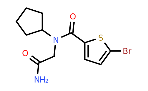 1281100-34-2 | n-(2-Amino-2-oxoethyl)-5-bromo-N-cyclopentylthiophene-2-carboxamide