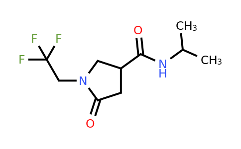 n-Isopropyl-5-oxo-1-(2,2,2-trifluoroethyl)pyrrolidine-3-carboxamide