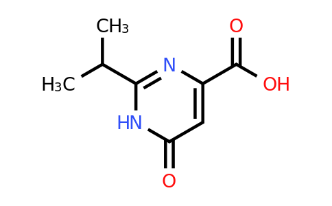 1281291-37-9 | 2-Isopropyl-6-oxo-1,6-dihydropyrimidine-4-carboxylic acid