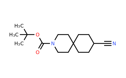 1281872-59-0 | tert-butyl 9-cyano-3-azaspiro[5.5]undecane-3-carboxylate
