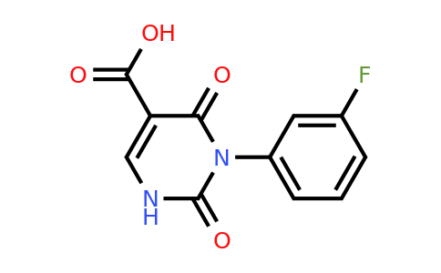 1283108-17-7 | 3-(3-Fluorophenyl)-2,4-dioxo-1,2,3,4-tetrahydropyrimidine-5-carboxylic acid