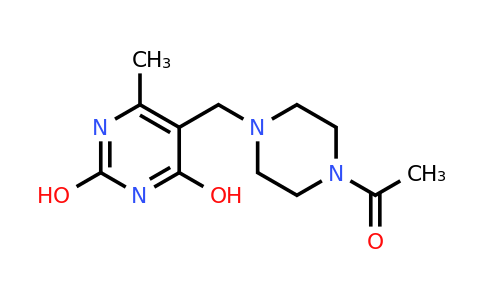 1283108-25-7 | 1-(4-((2,4-Dihydroxy-6-methylpyrimidin-5-yl)methyl)piperazin-1-yl)ethan-1-one