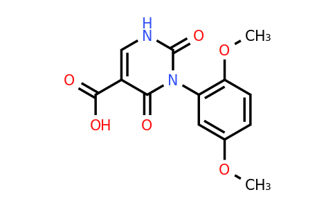 1283108-50-8 | 3-(2,5-Dimethoxyphenyl)-2,4-dioxo-1,2,3,4-tetrahydropyrimidine-5-carboxylic acid