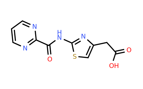 1283109-10-3 | 2-(2-(Pyrimidine-2-carboxamido)thiazol-4-yl)acetic acid