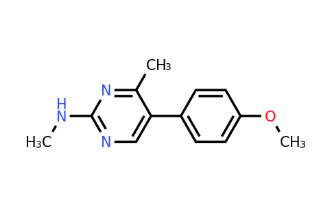 1283280-23-8 | 5-(4-Methoxyphenyl)-n,4-dimethylpyrimidin-2-amine