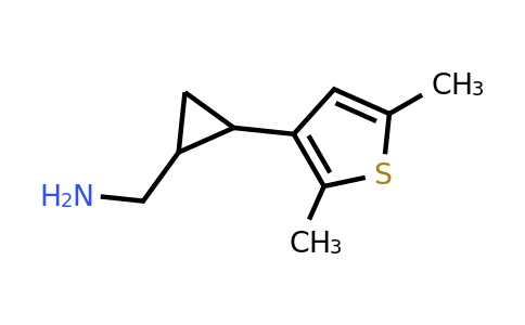 1284231-28-2 | (2-(2,5-Dimethylthiophen-3-yl)cyclopropyl)methanamine