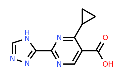 1284914-77-7 | 4-Cyclopropyl-2-(4h-1,2,4-triazol-3-yl)pyrimidine-5-carboxylic acid