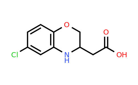 1285627-89-5 | 2-(6-Chloro-3,4-dihydro-2h-benzo[b][1,4]oxazin-3-yl)acetic acid