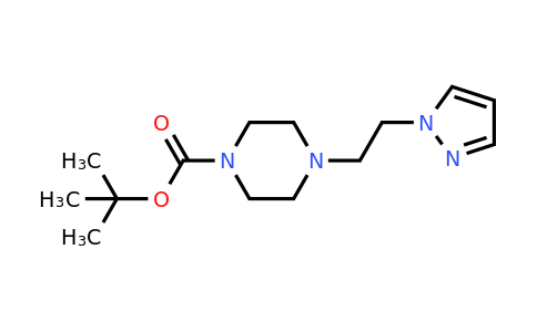 1286720-46-4 | tert-Butyl 4-[2-(1H-pyrazol-1-yl)ethyl]piperazine-1-carboxylate