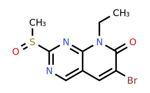 1286738-62-2 | 6-Bromo-8-ethyl-2-methylsulfinylpyrido[2,3-d]pyrimidin-7-one