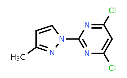 1289010-13-4 | 4,6-Dichloro-2-(3-methyl-1H-pyrazol-1-yl)pyrimidine